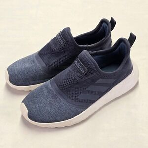 Adidas Cloudfoam Lite Racer Ortholite Float Slip On Blue Sneakers Women's Size 6